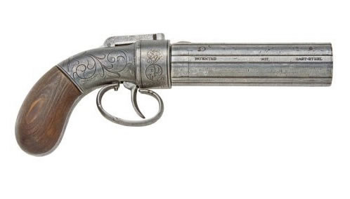 Cogswell Pepperbox Revolver - Non-Firing